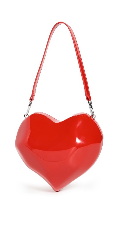 SIMONMILLER Molded Heart Bag Mod Orange