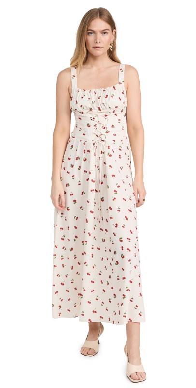 RESA Izzy Midi Dress Cherry