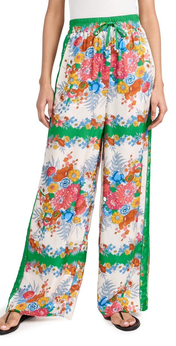 Cara Cara Amalfi Pants Bombay Bouquet Green