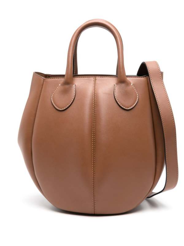 logo-debossed tote bag