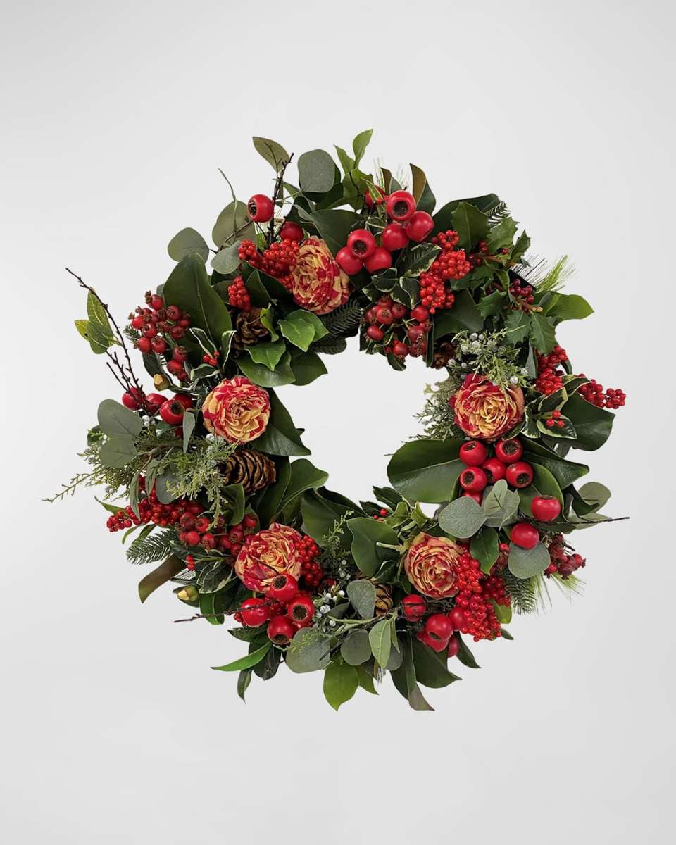 24" Holiday Deluxe Wreath