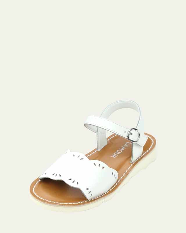 Girl's Ella Scalloped Sandals, Baby/Toddlers/Kids