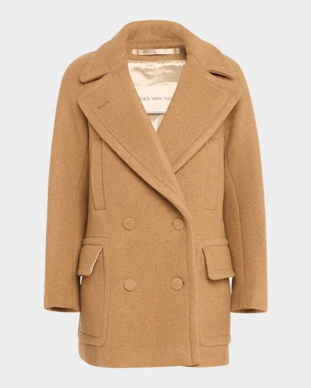 Randia Double-Breasted Wool Coat