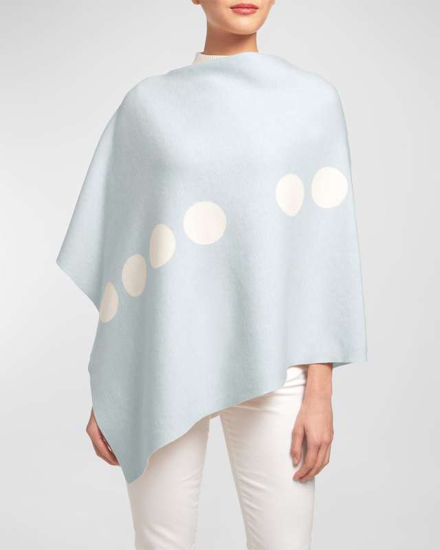 Reversible Morse Code Hug Poncho