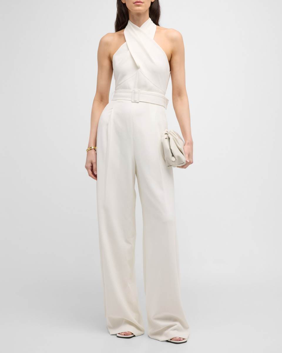 Murphy High-Neck Wide-Leg Jumpsuit