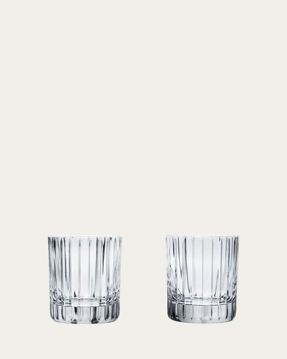 Harmonie Crystal Triple Old Fashion Tumblers, Set of 2