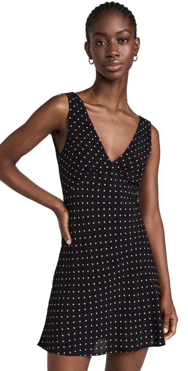 PAIGE Juanita Dress Black/Café