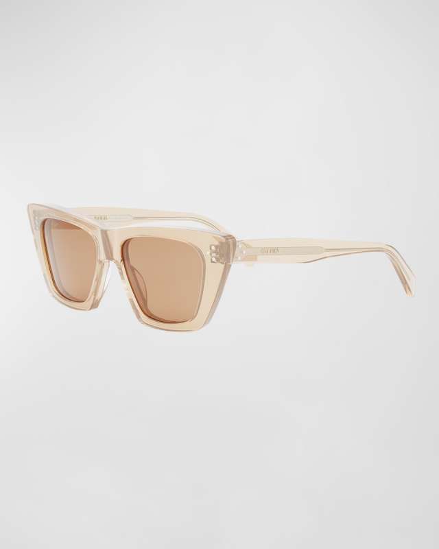 Logo Acetate Cat-Eye Sunglasses
