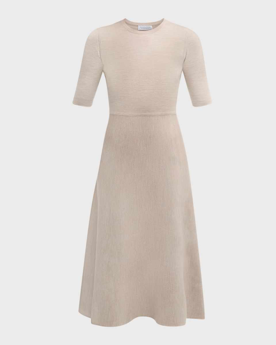 Seymore Cashmere Blend Midi Dress