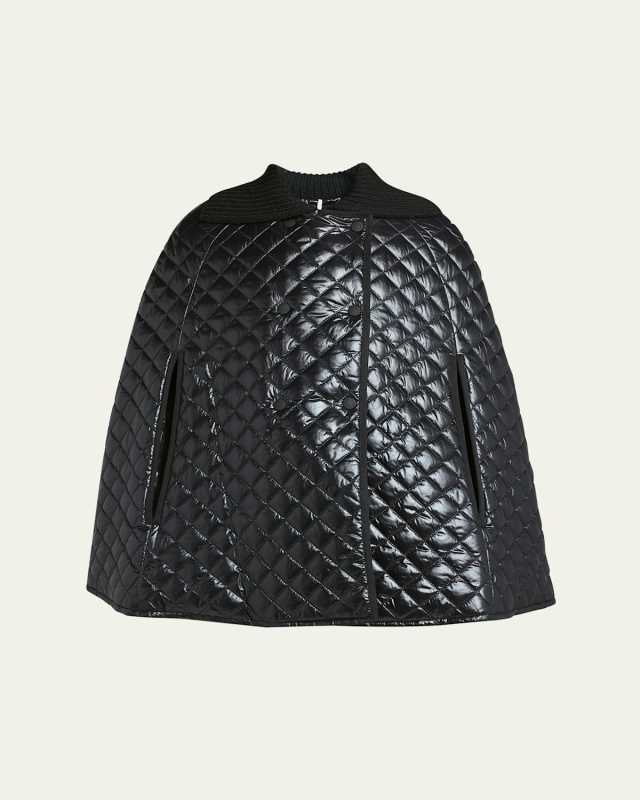 Diamond-Quilted Cap