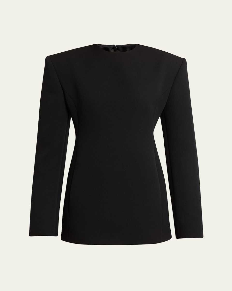 Scultped Wool Mini Dress