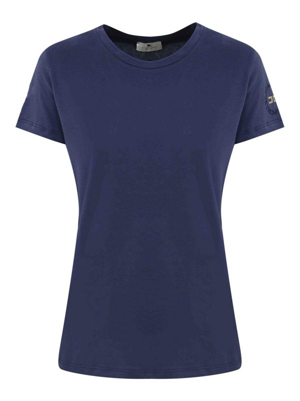 Elisabetta Franchi T-Shirt - Bleu