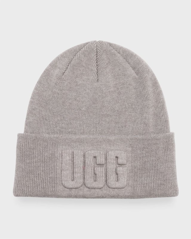 3D Graphic Logo Wool-Blend Beanie