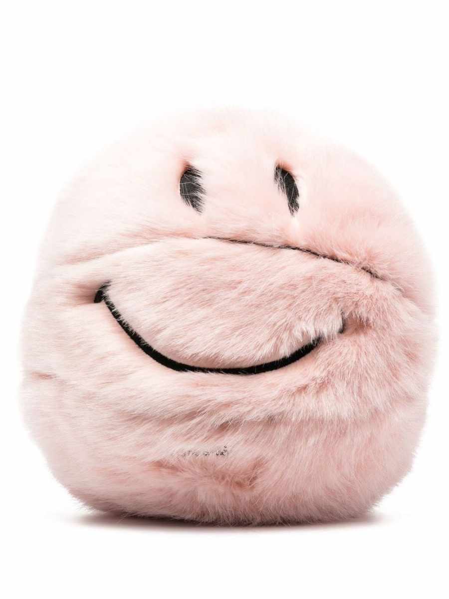 Smiley basketball pillow