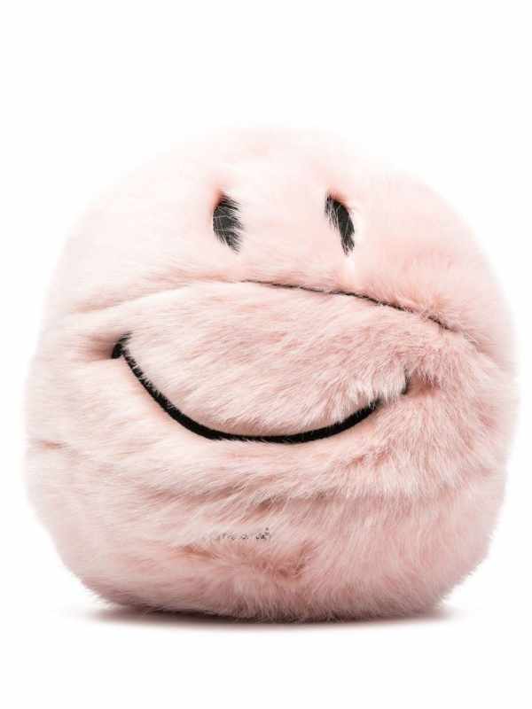 Smiley basketball pillow