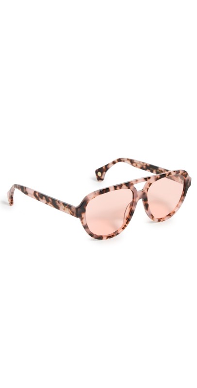 Vontélle Lenox Avenue Pink Tortoise Oversize Sunglasses Pink Tortois