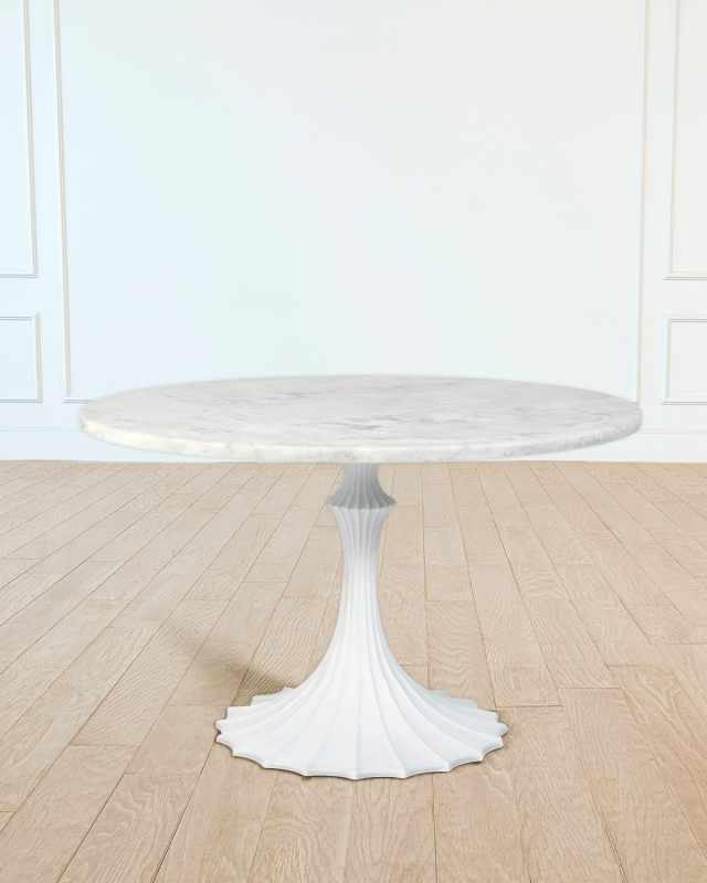 48" Marble Top Dining Tab