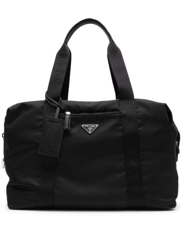 enamel triangle logo holdall