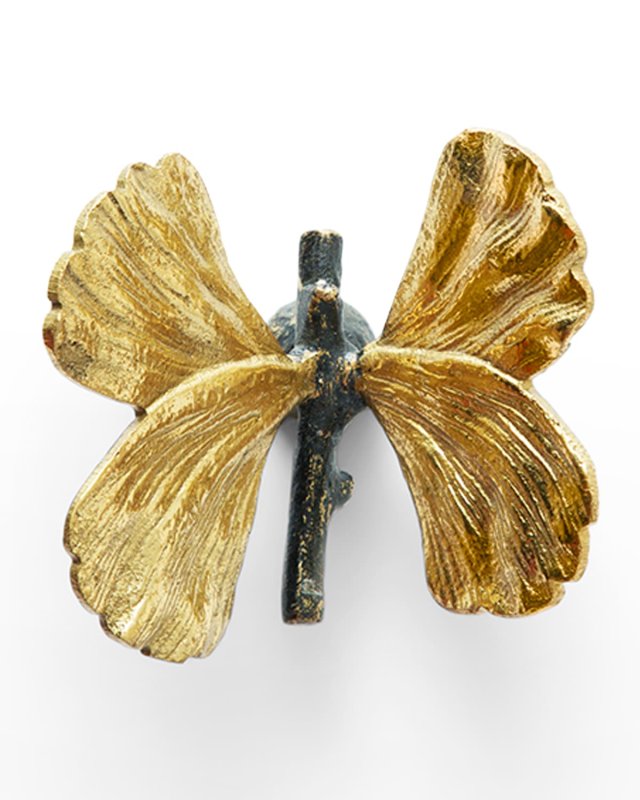 Butterfly Ginkgo Medium Knob