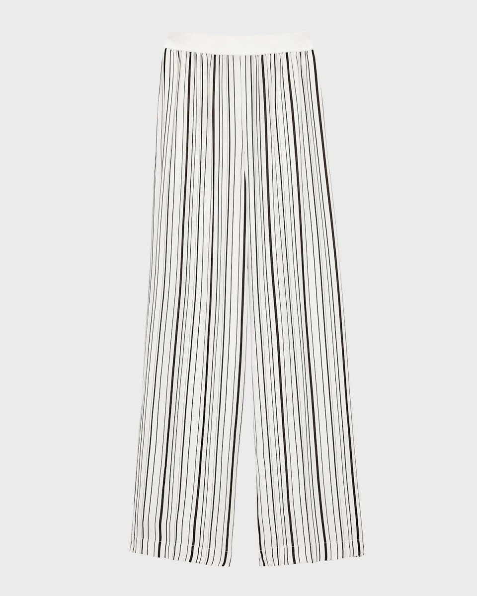 Hulin High-Rise Striped Wide-Leg Pants