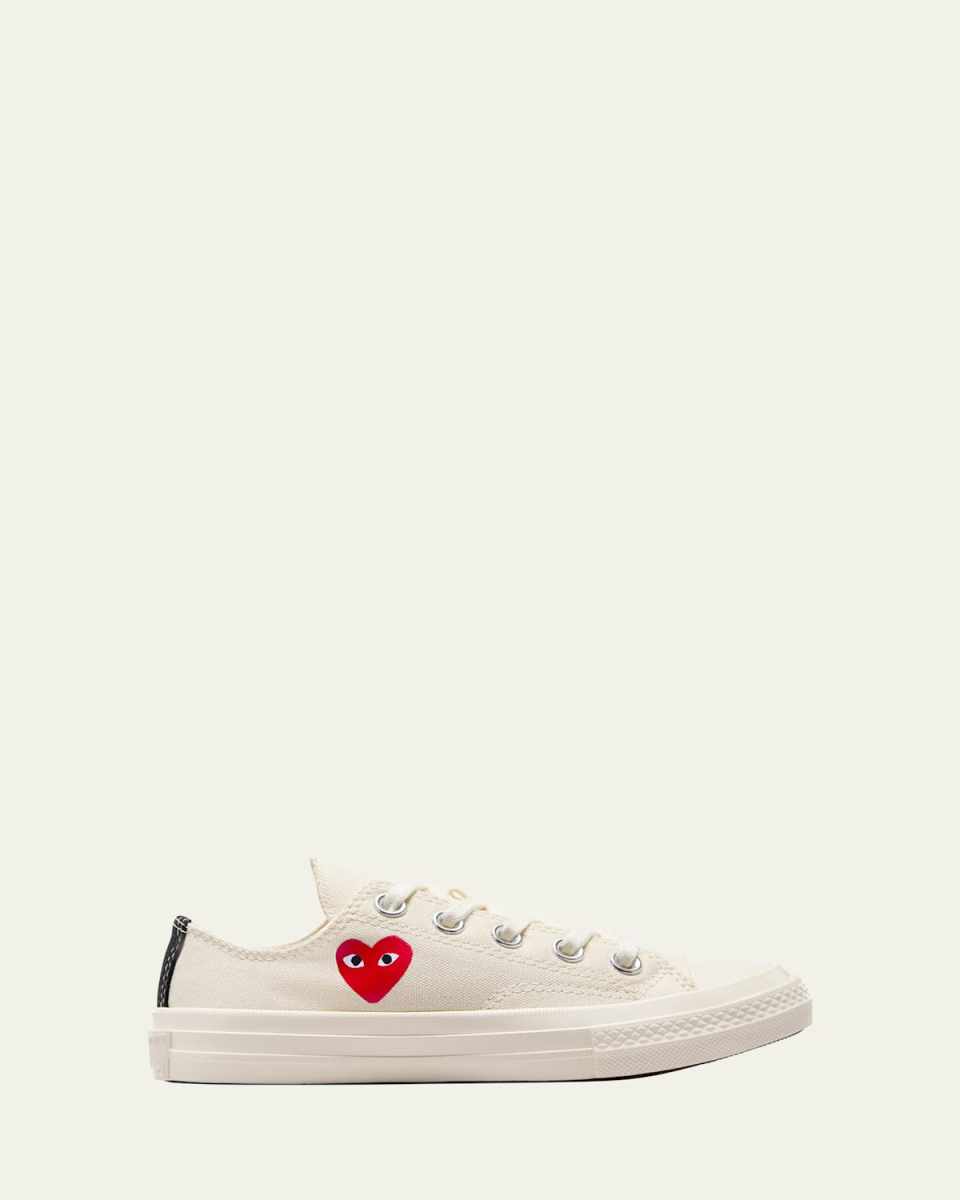 x PLAY Low Top Sneakers W/ Red Heart, Toddlers/Kids