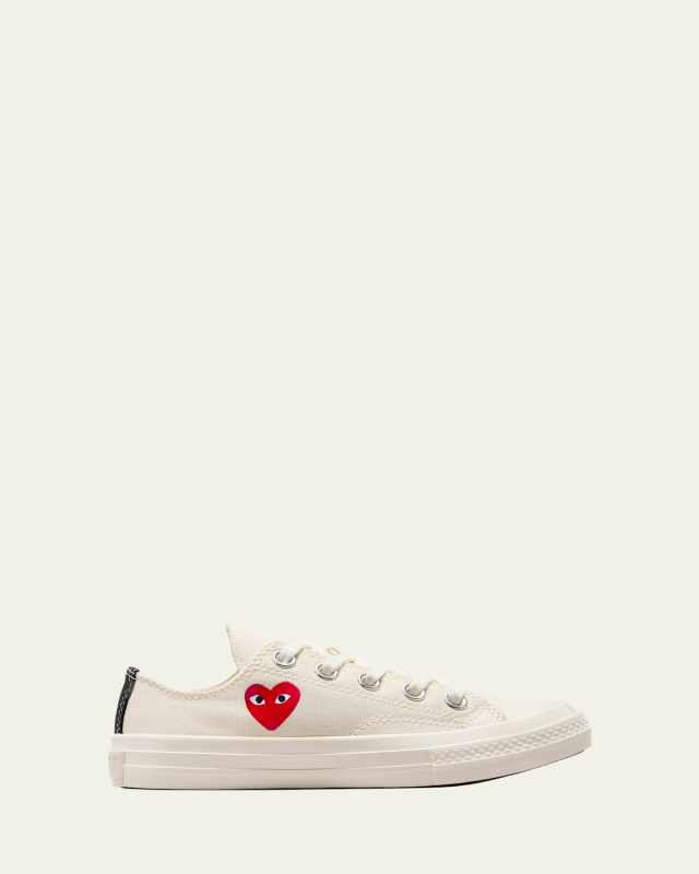 x PLAY Low Top Sneakers W/ Red Heart, Toddlers/Kids