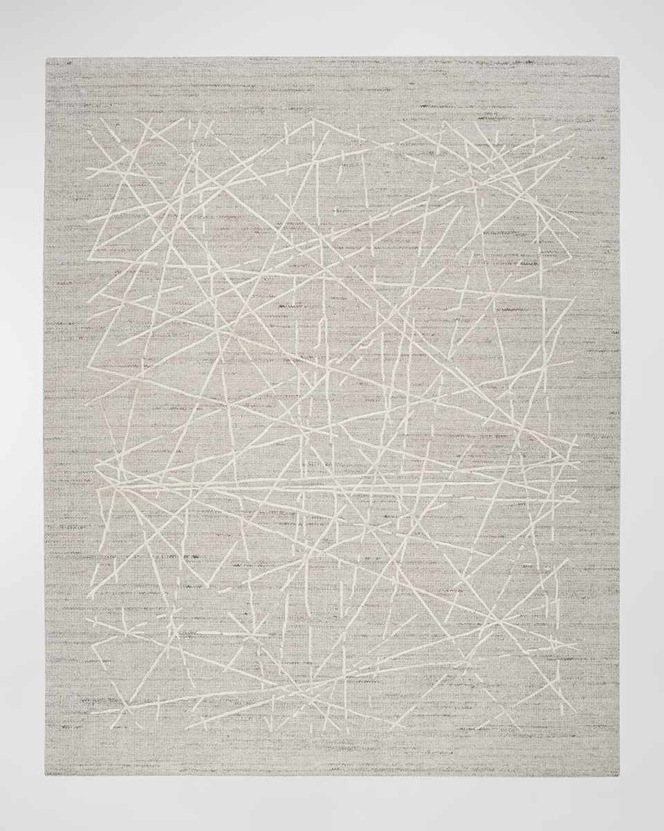 Wander Hand-Woven Taupe Rug, 10' x 14'