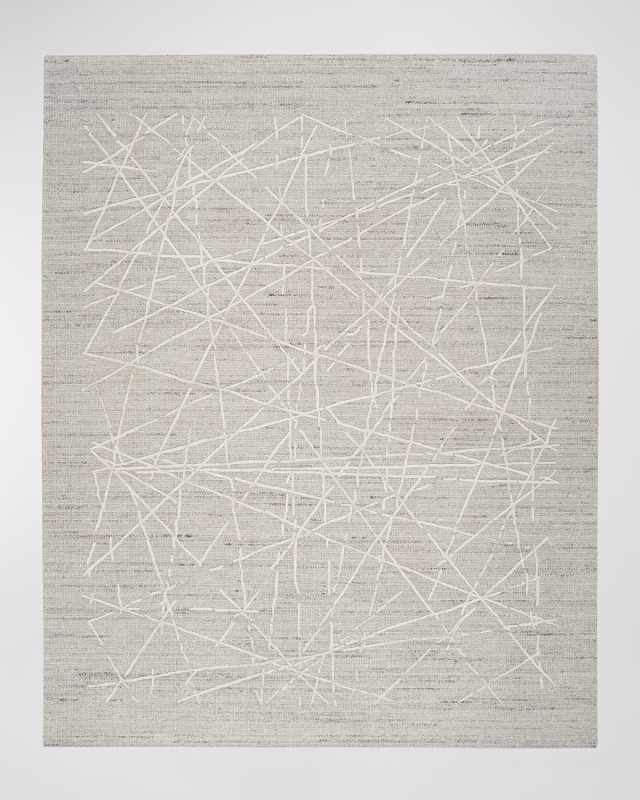 Wander Hand-Woven Taupe Rug, 10' x 14'