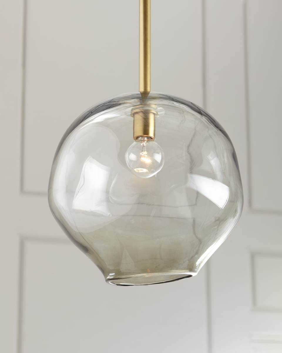 Molten Large 1-Light Smoke Pendant