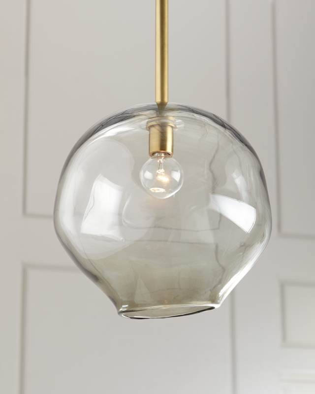 Molten Large 1-Light Smoke Pendant