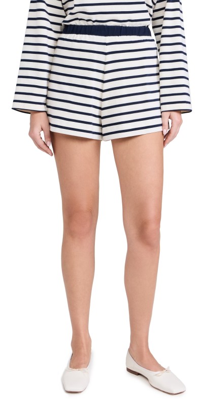 POSSE Archie Shorts Navy/Cream