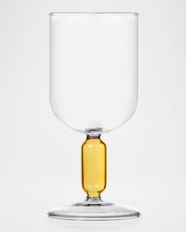 Bloom Stemmed Amber Glass, 12 oz.