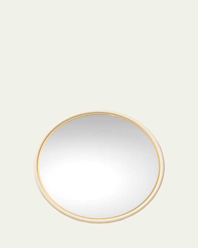 Faux Shagreen Wall Mirror