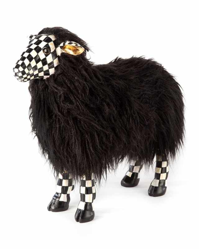Courtly Check Small Black Sheep