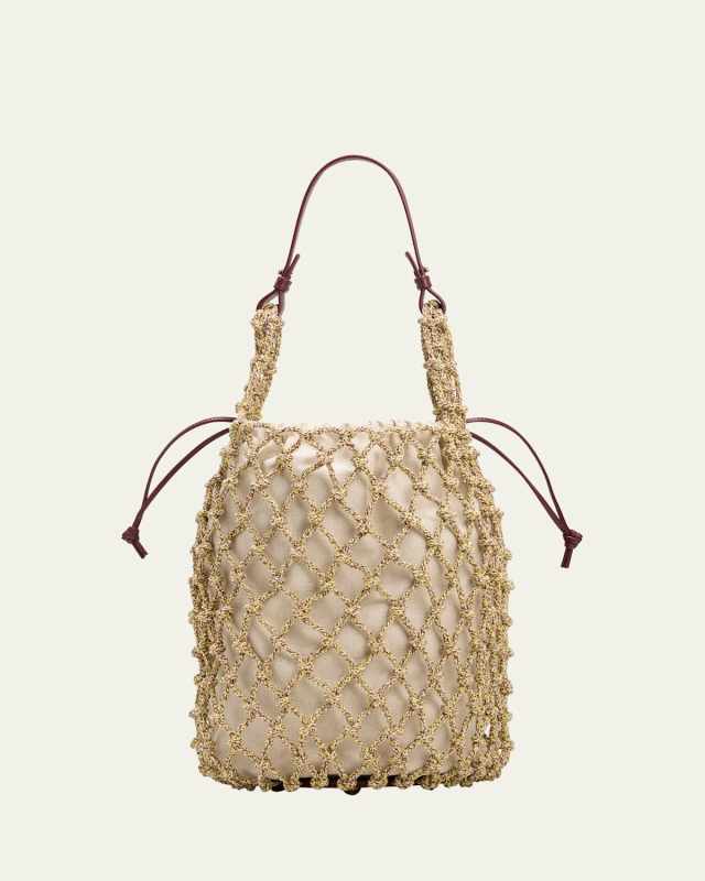 Salina Macrame Top Handle Bag