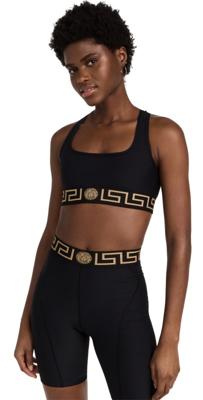 Versace Iconic Sports Bra Black