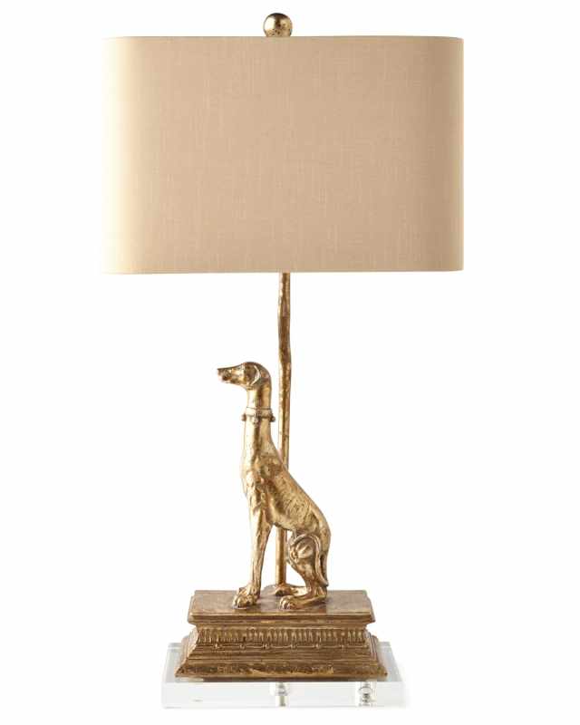 Regal Dog Table Lamp