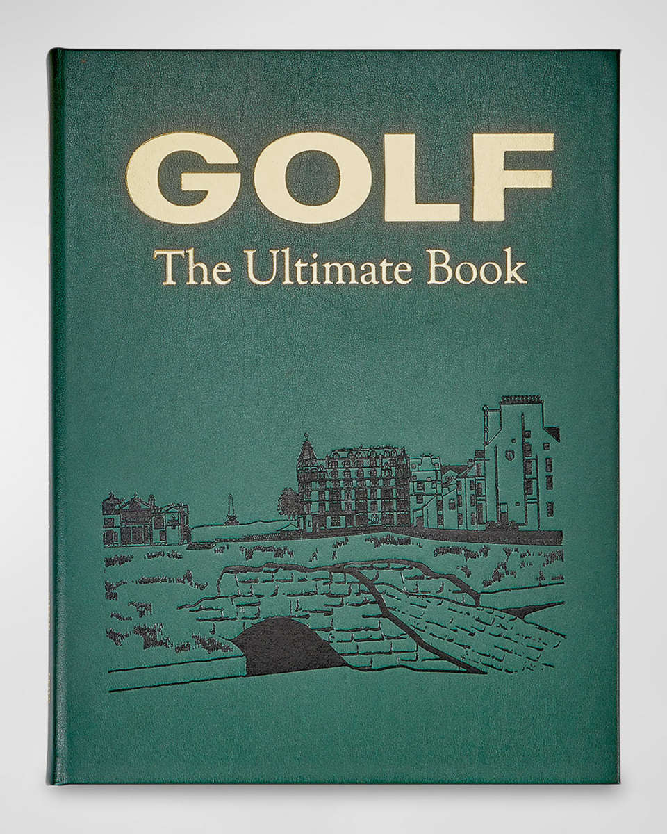 "Ultimate Golf" Personalizable Leather Bound Book