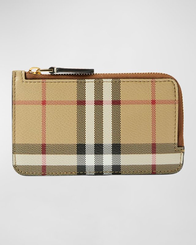 Somerset Check Zip Wallet