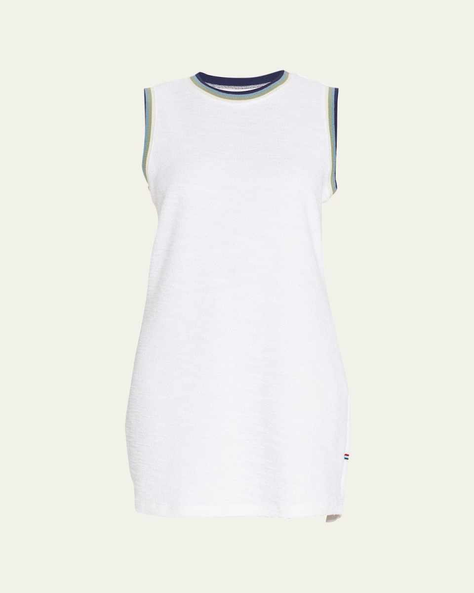Boucle Echo Stripe Mini Dress