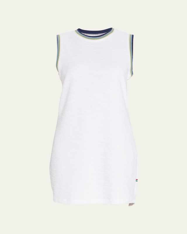 Boucle Echo Stripe Mini Dress