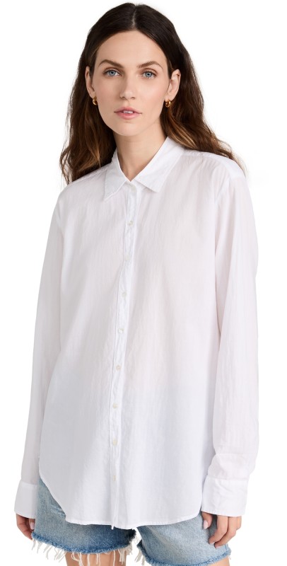 XIRENA Beau Buttondown White