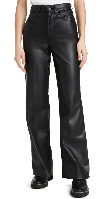 Levi's 70s Flare Faux Leather Jeans Leather Night