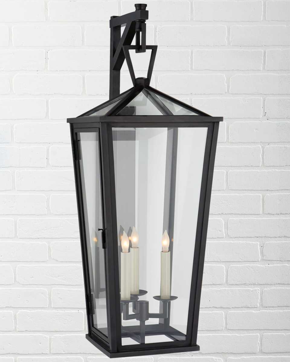Darlana Large Tall Bracketed Wall Lantern By Chapman & Myers