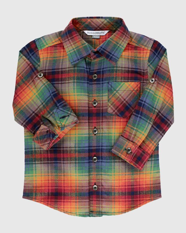 Boy's Storybook Button Down Shirt, Size 3