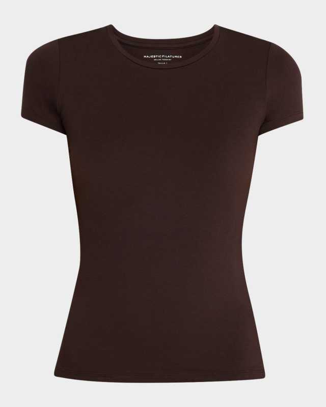 Soft Touch Short-Sleeve Crewneck T-Shirt