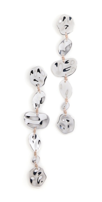 Cult Gaia Val Earrings Shiny Silver
