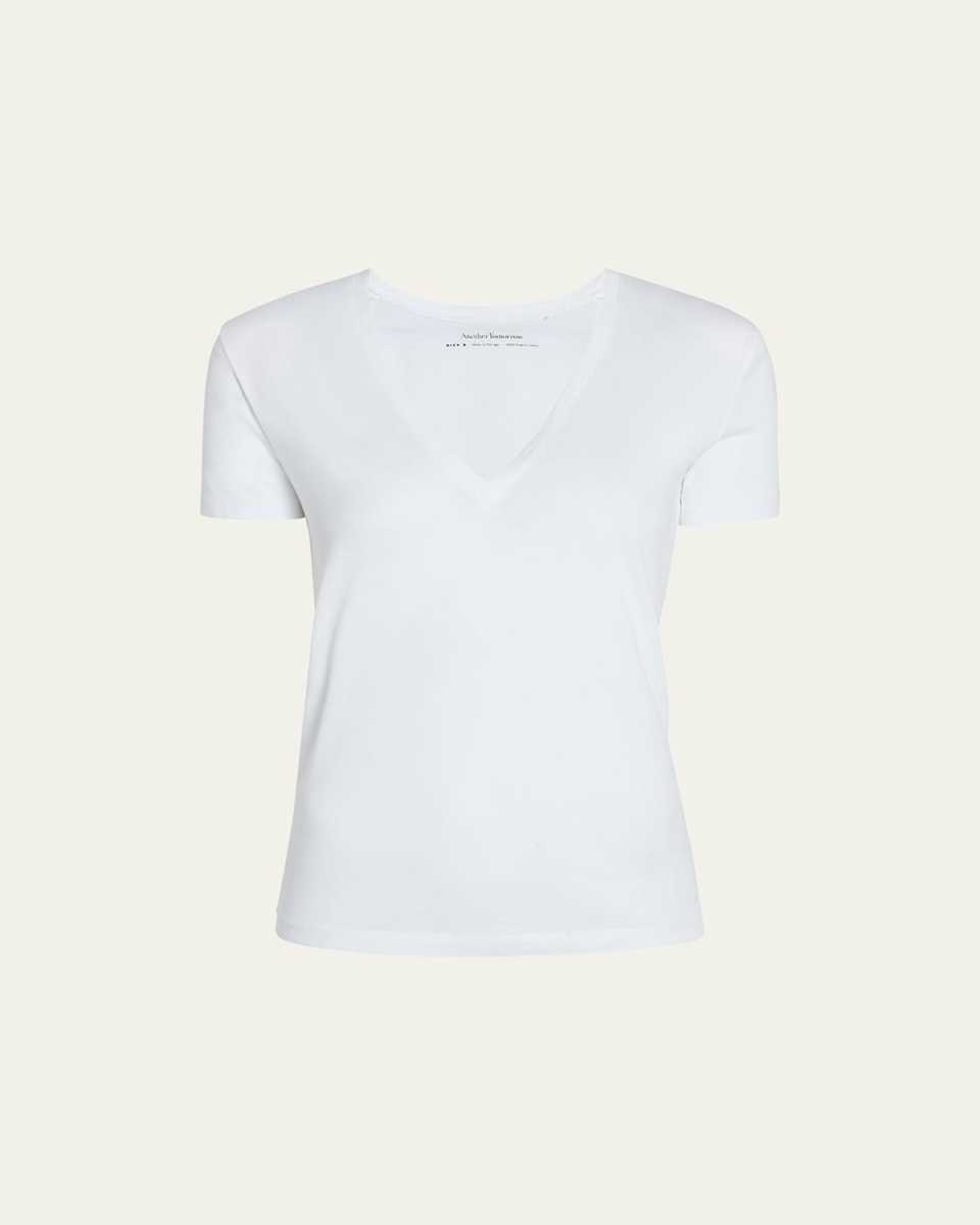 Cotton V-Neck T
