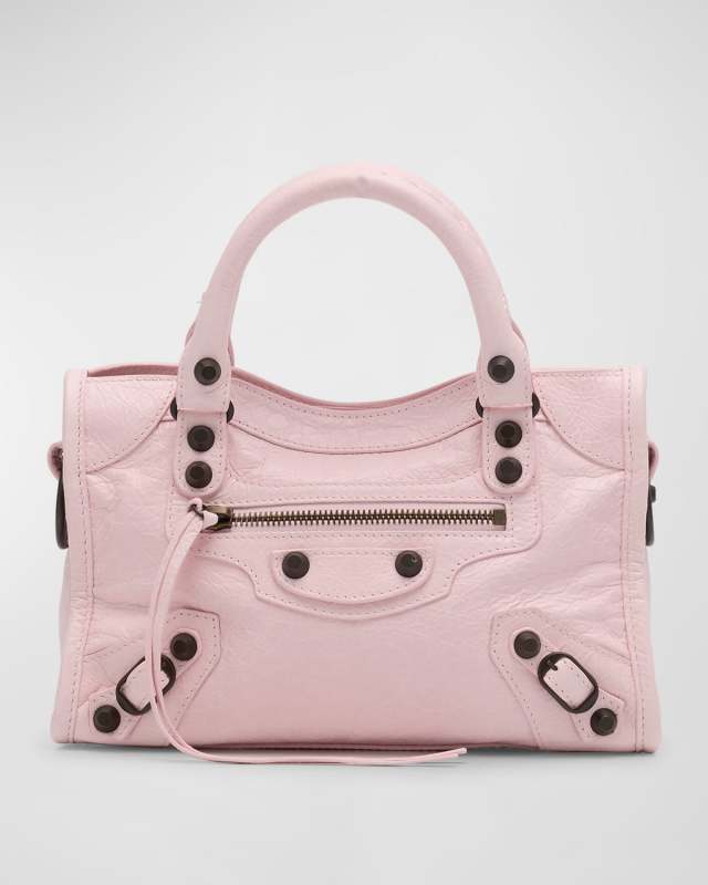 Le City Mini Leather Top-Handle Bag