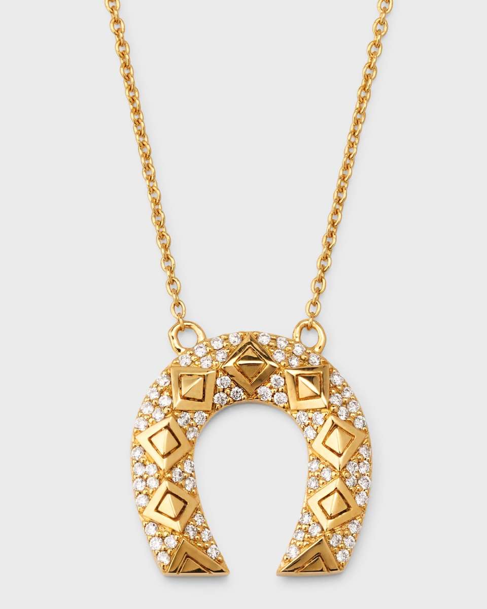 Diamond Mini Horseshoe Necklace
